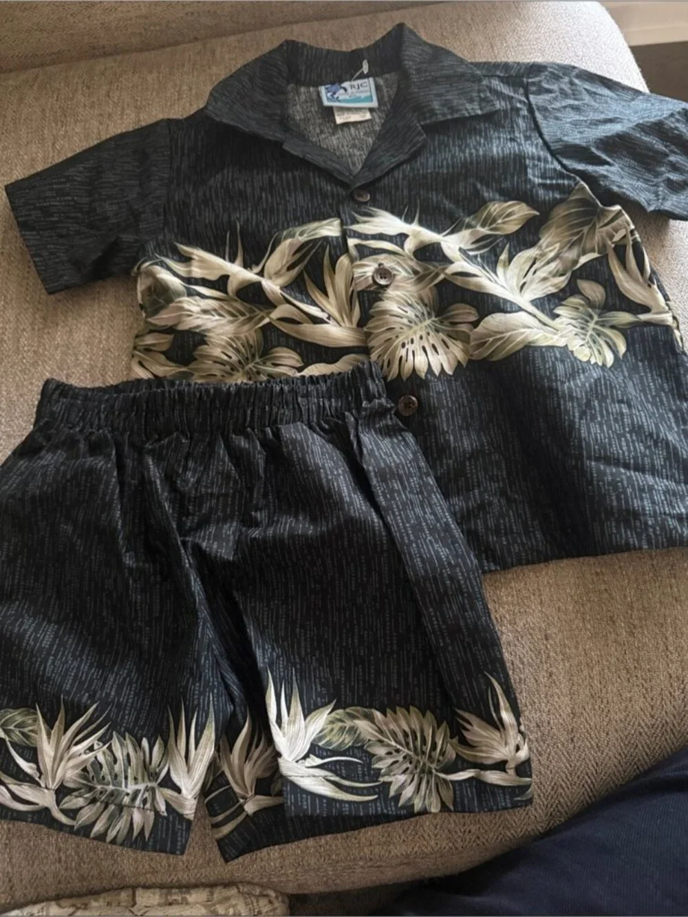 Rjc Kids set gorgeous beachy cotton made in Hawaii size 3T